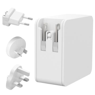 China High Quality UK Type-C Direct US AU 65W Palladium USB Wall Plug Charger From Laptop Mobile Phone Factory for sale