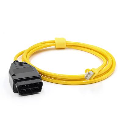 China For B M W F-Series Cars Diagnosing Ethernet To OBD2 For F-Series RJ45 OBDII Cable ENET OBD Cable Connect ESYS Coding ECU Coding Diagnostic Refres Programming Car for sale