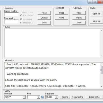 China For Mazda Latest Version Saddle V1.55 Full Set Mtool Software With Denso Els27 Pin Wire Connector for sale