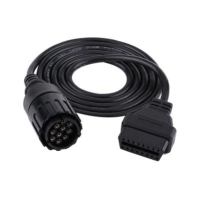 China Diagnostic Cable For OBD OBD2 OBD2 Module COM D Extension 10 Pin Motorcycle OBD2 ME for sale