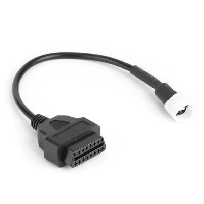 China For Ya-mA-ha 3 Pin Plug To OBD2 16 Pin Adapter Cable OBD Motorcycle Diagnostic Cable For Ya-mA-ha for sale