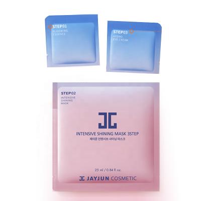 China Barrier DeLuTe China Factory Customized Plastic Three Side Sealing Bag Cosmetics Facial Packaging Cream Bag for sale