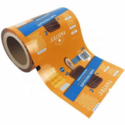 China Custom Printed Moisture Proof Roll Film Compound Plastic Roll Film For Food Packaging for sale