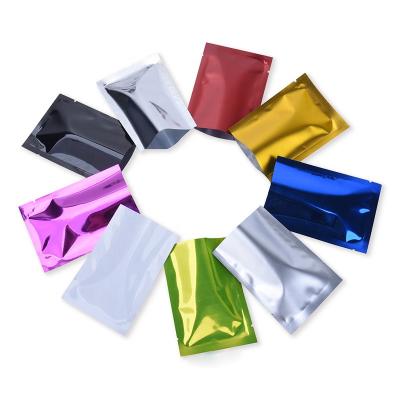 China Barrier Logo Zip Lock Resealable Smell Custom Made Heavy Duty Mylar Food Grade Foil Small Foil Plastic Bags for sale