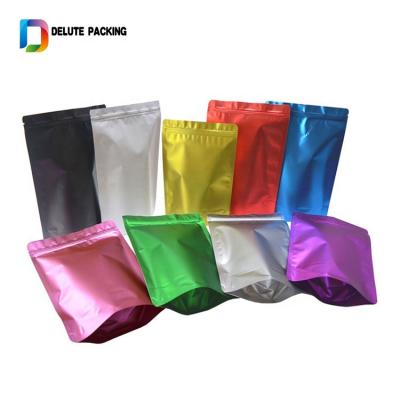 China Moisture Proof Stand Up Custom Printed Mylar Foil Food Packaging Pouch Plastic Zip Lock Bags for sale