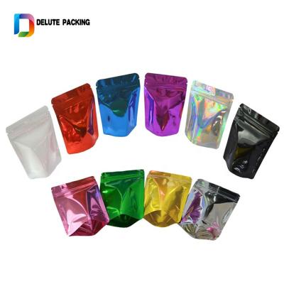 China Barrier Logo Aluminum Packaging Plastic Ziplock Mylar Foil Bag Custom Printing for sale