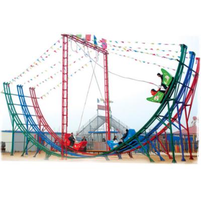 China Amusement park electric metal ride drift track car meniscus exciting electric flight car for sale for sale