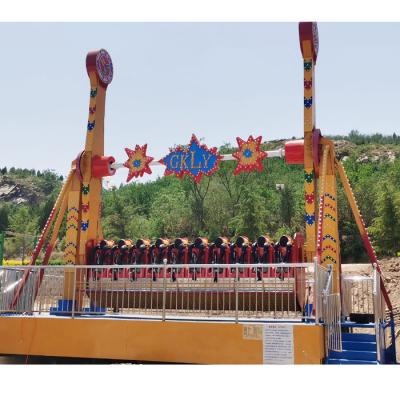 China FRP+steel Adult Outdoor Space Travel Thrill Ride Spinning Fun Top Ride For Sale for sale