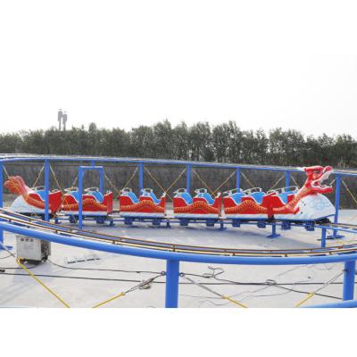 China Park Central Amusement Rides Drag Mini Dragon Roller Coaster Family Attraction Dragon Roller Coaster For Sale for sale