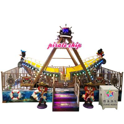 China New Design Amusement Park Ride Glass Equipment Children Mini Pirate Ship For Sale for sale