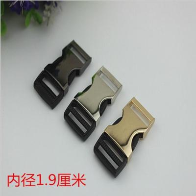 China RLOVE 19MM Gold Metal Side Fast Release Buckle by Zinc Alloy Wholesale for sale