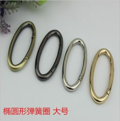 China High quality hanging gunmetal nickle bag accessories zinc alloy 54MM spring o ring for sale