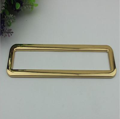 China Handbag zinc alloy smooth surface 195 mm metal buckle decorative for handbag for sale