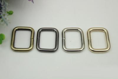 China China Wholesale Widely Use Nickle Color Small 13 MM Iron Square Ring Buckle for sale