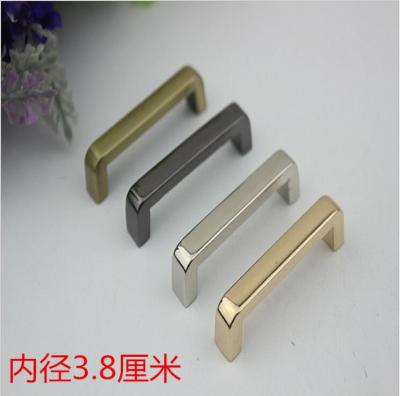 China Handbag accessory hanging brush anti brass color zinc alloy 38 mm metal arch bridge for sales for sale