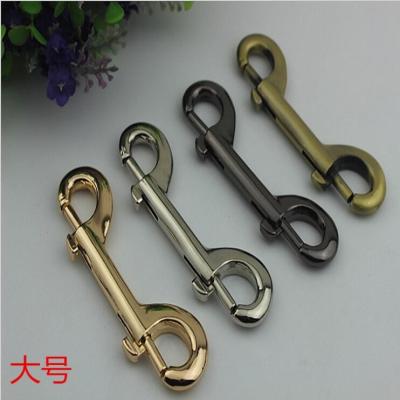 China Zinc alloy hanging brush anti brass 100 mm length lobster claw clip trigger hooks hardware products for handbag for sale