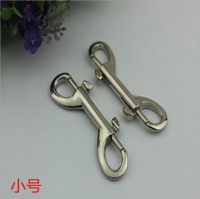 China Handbag hardware 85 mm length nickel color swivel snap lobster claw clasp hook with nickel free for sale