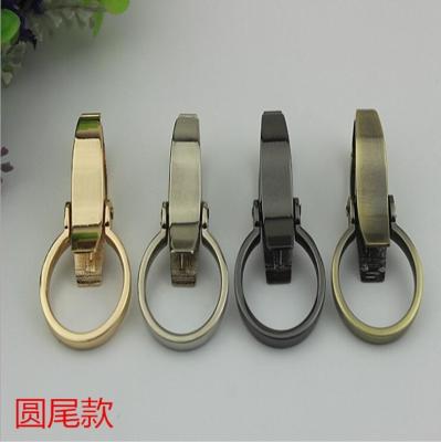 China Galvanized accessories multi-color 1 inch metal round shape zinc plated snap hook for handbags for sale