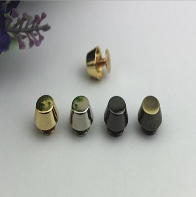 China Fashion design gold color accessories 8 mm studs bag copper rivets for leather for sale