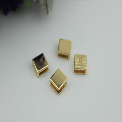 China Factory export bag accessories 10 mm light gold edge metal corner protector with high plating for sale