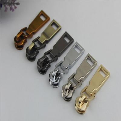 China 2018 DIY new style custom design zinc alloy 6 color personalized zipper puller with slider 5# for sale