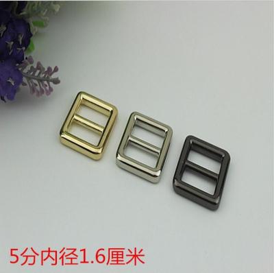 China Zinc alloy high plating light gold 16 mm width handbag buckles adjustable strap for sale