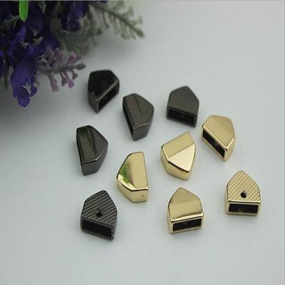 China Wholesale Bulk Price Zinc Alloy Gold Bag End Belt End Metal Clips for sale