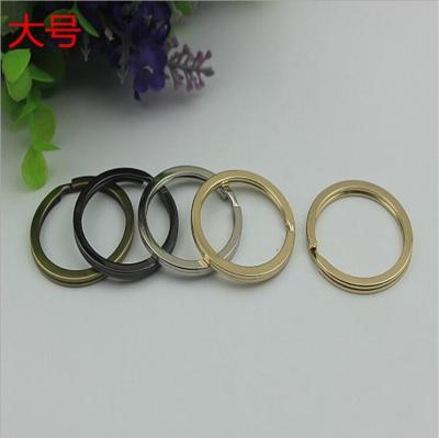 China Manufacturing various color iron key chain accessories 29 mm small split key ring for sale