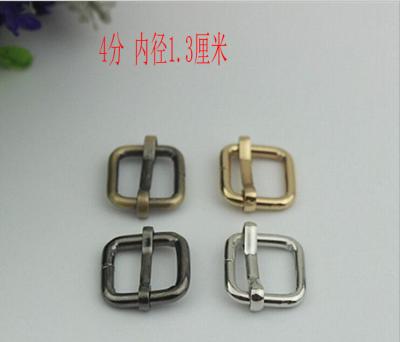 China Women handbag leather 13 mm multicolor iron metal adjustable slide buckles for sale