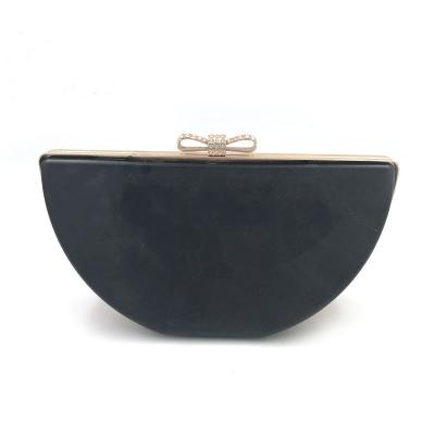 China Bag part accessories with plastic box clutch hardware clasp iron metal purse frame for sale