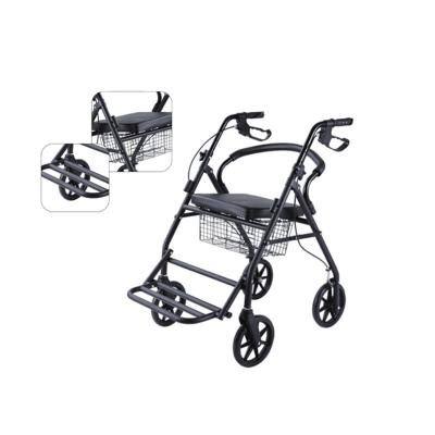 China Aluminum Suitable Price Adjustable Height Frame Adjustable Walker Portable Walker for sale