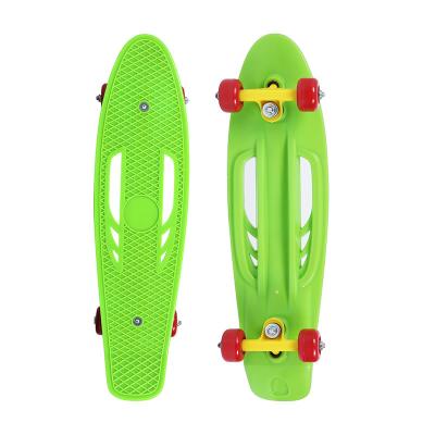 China Factory Wholesale Complete Empty Deck Youth Skateboarding Skateboard Youth Maple Youth Cruiser Fish Four Wheel Deck for sale