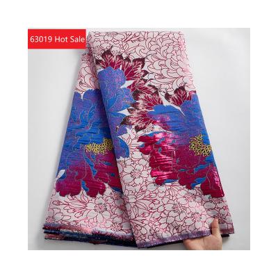 China High Quality Fashion Brocade Fabric Breathable Jacquard Lace Fabric Nigerian Lace Fabric For Bridal Lace Materials for sale