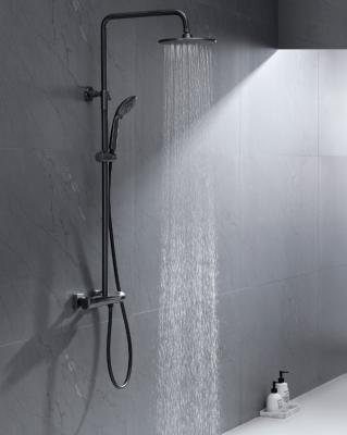 China Spiral Headless Modern Design Low Price Rain Shower Headless Diverter With Jets for sale