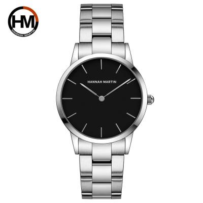 China Newest Popular Luxury Custom Logo Black Custom Logo Good Quality 3atm Water Resistant Complete Calendar Around Japan Movt Ladies Watch Custom Logo for sale