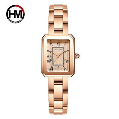 China Hannah Martin Designer Fashion New Luxury Full Calendar Rose Gold Women Quartz Custom Wrist Strap Japan Movt Waterproof Ladies Watch for sale