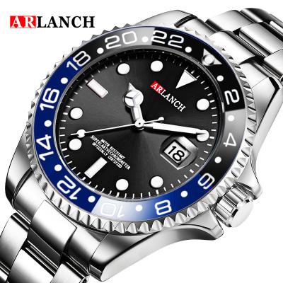 China Full Calendar Mens Luxury Business Watch Blue And Black Fashion Design Assorted Manufacturers Direct Sales Of Stainless Steel Quartz Watches for sale