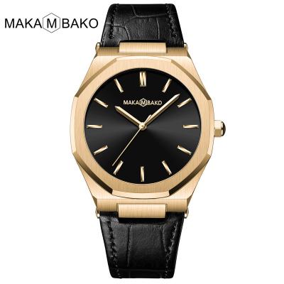 China Hot Selling Rose Gold Custom Waterproof 3ATM Men's Luxury Wrist Watch Factory Relojes Custom Private Label Quartz Men Wrist Watch Water Resistant for sale