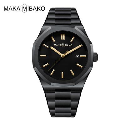 China Top Brand Business Water Resistant Stainless Steel Luxury Wristwatches Class Luxury Classic Strap Japan Miyota Movement Engraved Watch for sale