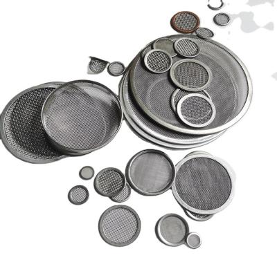 China Free Sample 0.5 Machinery Repair Shops 1 2 3 5 6 Micron 1 18 20 40 50 60 80 180 Mesh Round Screen Filter Mesh Disc Of Stainless Steel for sale