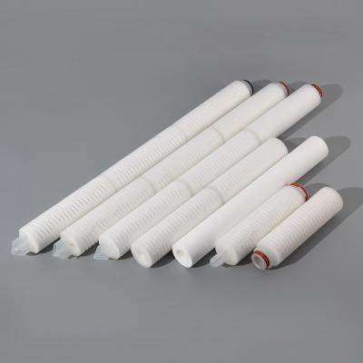 China Filtration PP Filter PTFE Pleated Cartridge PP Filter For Compressed Air Purification for sale