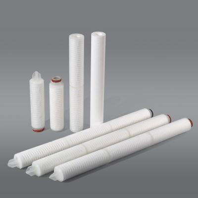 China Filtration 3 Micron 10 Inch High Density And Efficiency Pleated PP Filter Cartridge For Brewery Filter for sale