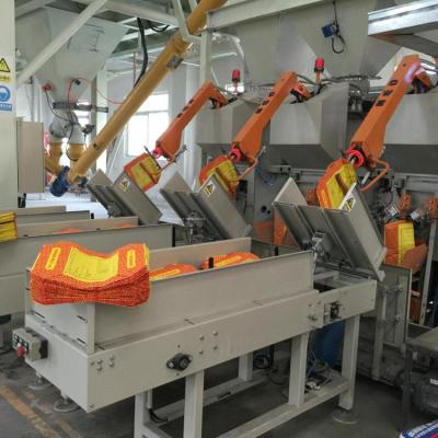 China Hot Sale Fully Automatic PVC Cement Powder Paper Bag Filling Machine Te koop