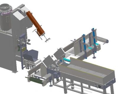 Κίνα High Accuracy Fully Automatic 25 kg Cement Paper Bag Packing Machine προς πώληση