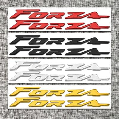 China 3D Forza Emblem Badge Bike Motorcycle Sticker For Honda FORZA Skyline 2 125 300 Logo Mark Symbol Side Fairing 4 7 Motorsport 19.5cm x 2cm for sale