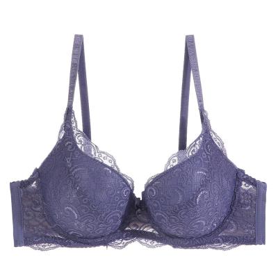 China Factory wholesale simple solid color breathable plus size topicador c cup bra classic sexy lace bras for women for sale