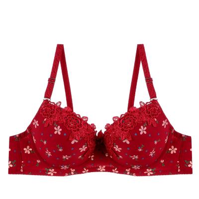 China Customized Bras QUICK DRY Bra Flower Print Subjectadores De Mujer Al Por Mayor Brasier Para Mujer Floreado For Women for sale