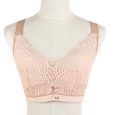 China 2023 Factory RTS QUICK DRY Full Cup Lace Up Daily Bra Home-wear Sleep Bralette Thin Sheer Wireless Bra Lingerie for sale