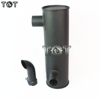 China KOBELCO SK350-6 6D34 EXcavator Engine Exhaust Aluminum Muffler Silencer for sale