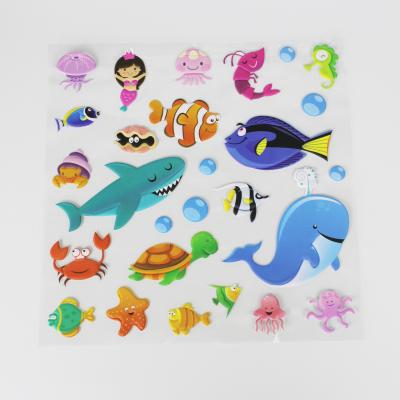 China Creative Cartoon Sticker Ychon PVC Bubble Stickers Insect Series Children Bubble Stickers Cartoon Bubble Stickers for sale